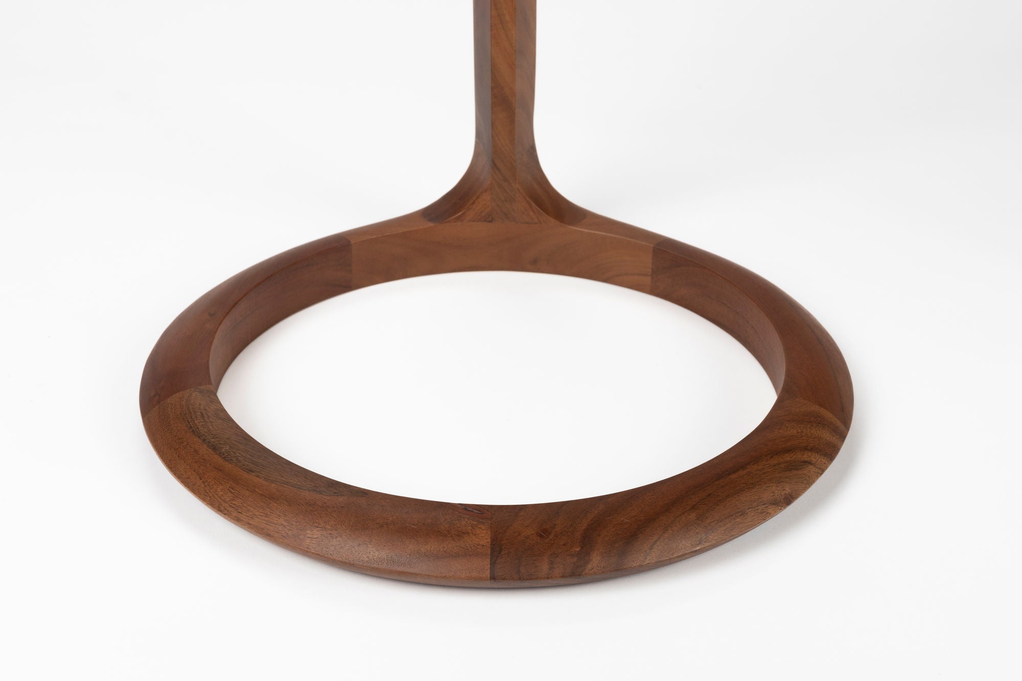 Zuiver Doppio Brown Acacia Wood & Travertine Side Table